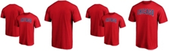 Fanatics Men's Red Chicago Cubs Official Wordmark Logo T-shirt
